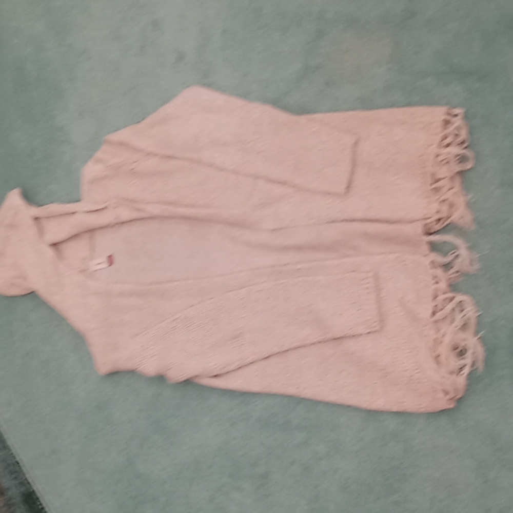 Teen sweater with a hood